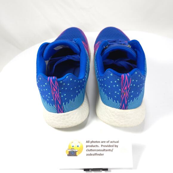 Skechers Burst Athletic Lace Up Running Shoe Womens Size 8 12437 Blue White - Picture 3 of 9